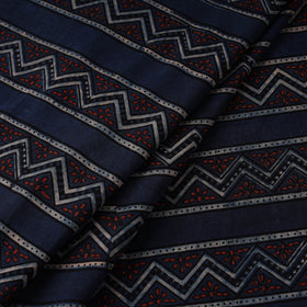 Hand cotton natural dyed fabric 04 - handcrafted