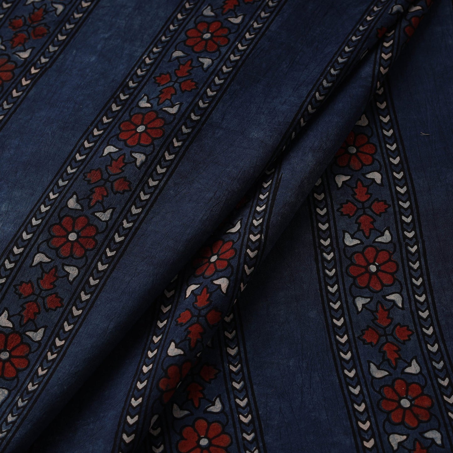 Hand cotton natural dyed fabric 05 - handcrafted