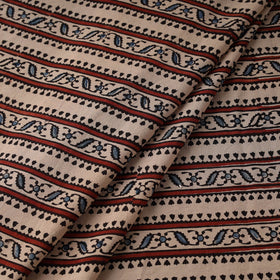 Hand cotton natural dyed fabric 06 - handcrafted