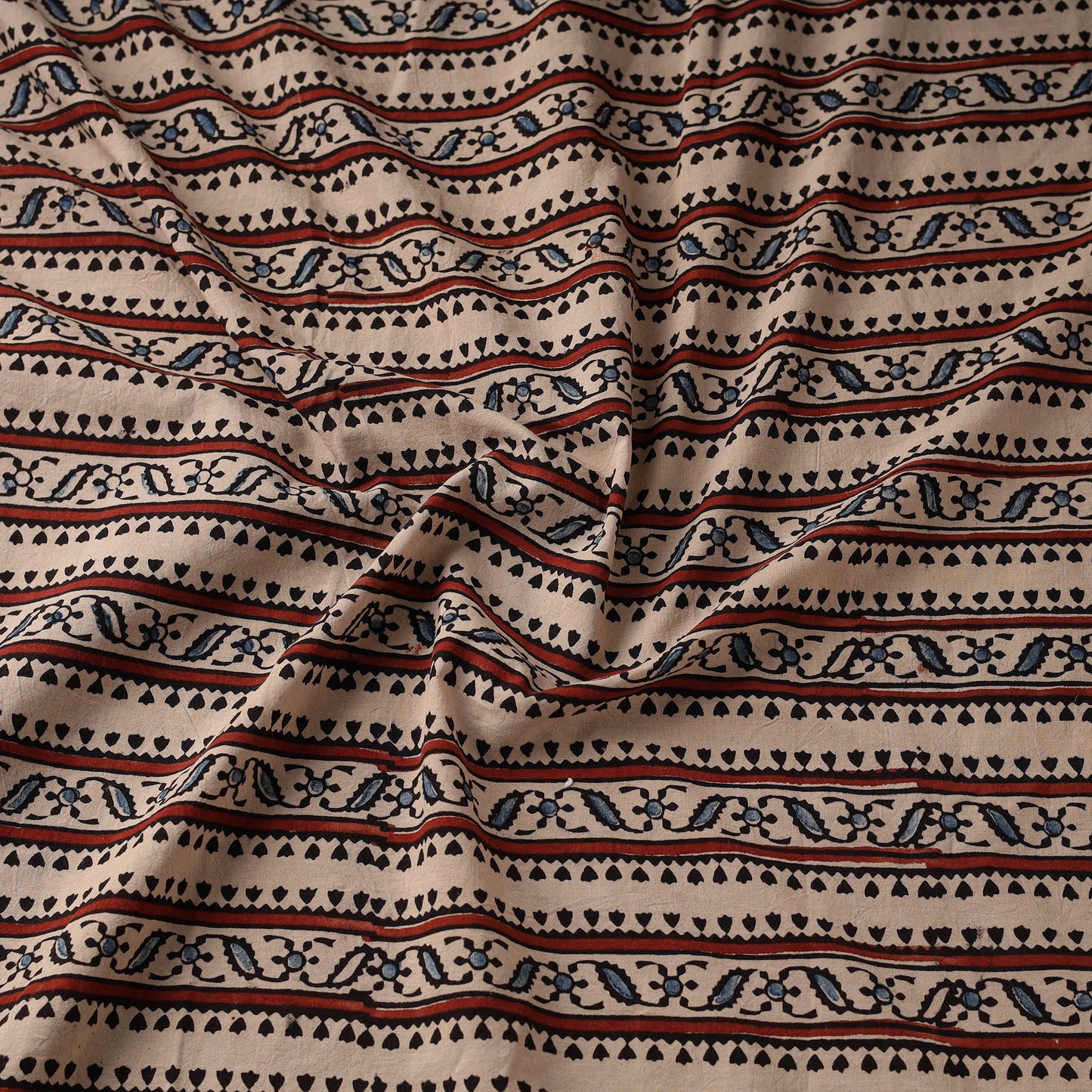 Hand cotton natural dyed fabric 06 - handcrafted