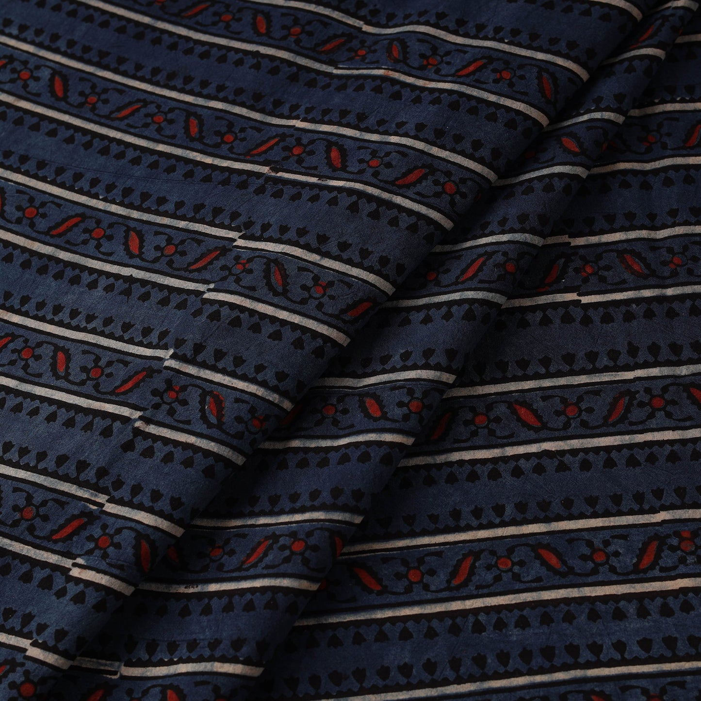 Hand cotton natural dyed fabric 09 - handcrafted