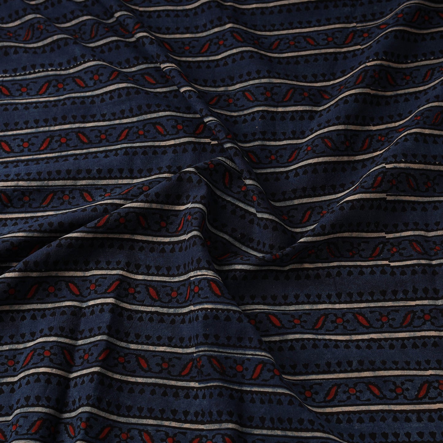 Hand cotton natural dyed fabric 09 - handcrafted