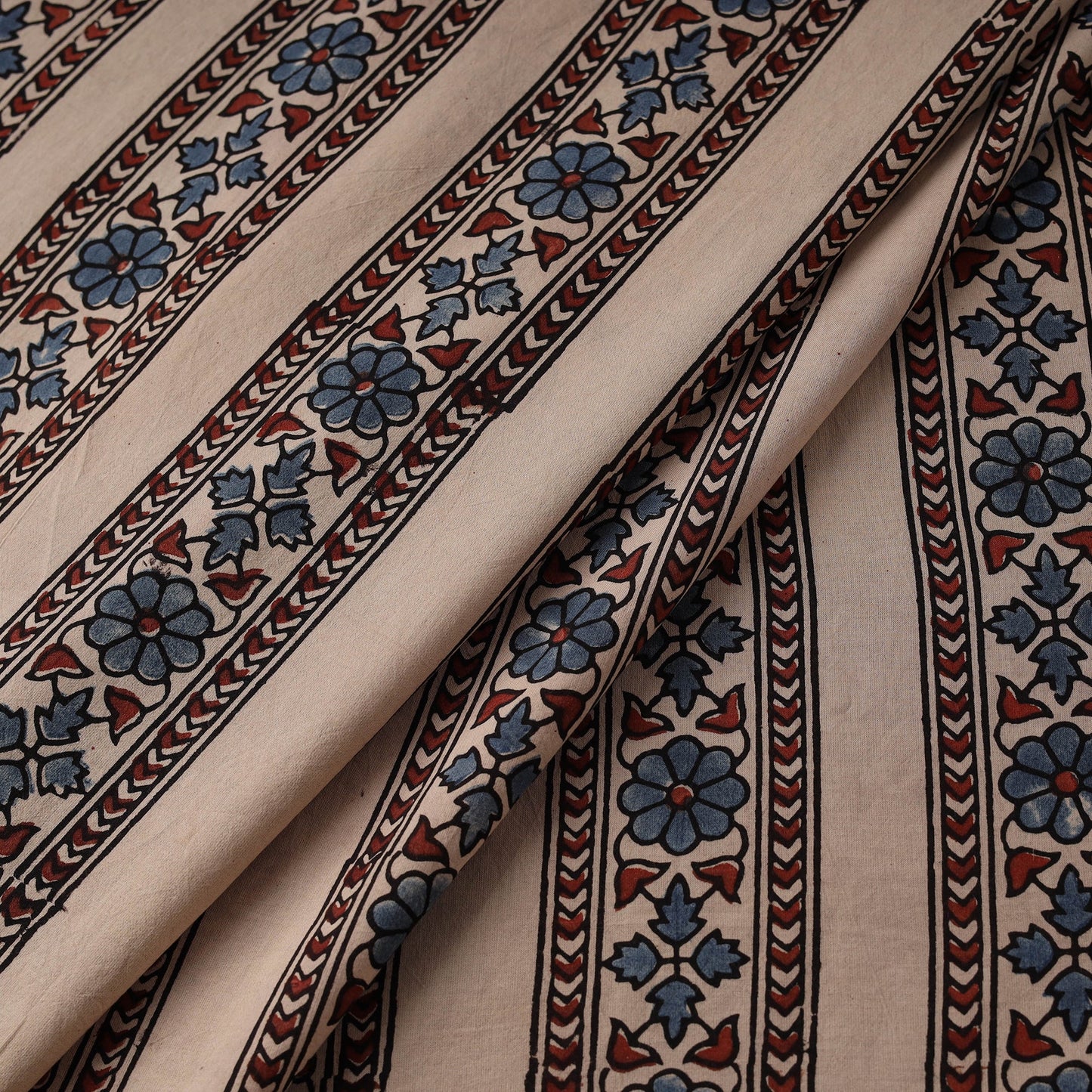 Hand cotton natural dyed fabric 11 - handcrafted