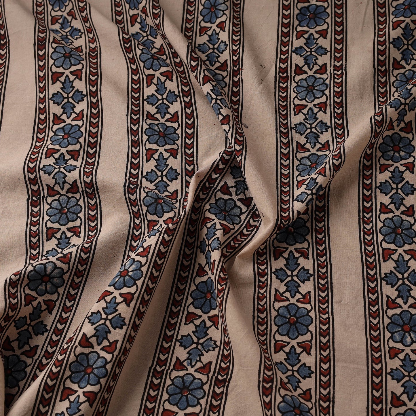 Hand cotton natural dyed fabric 11 - handcrafted