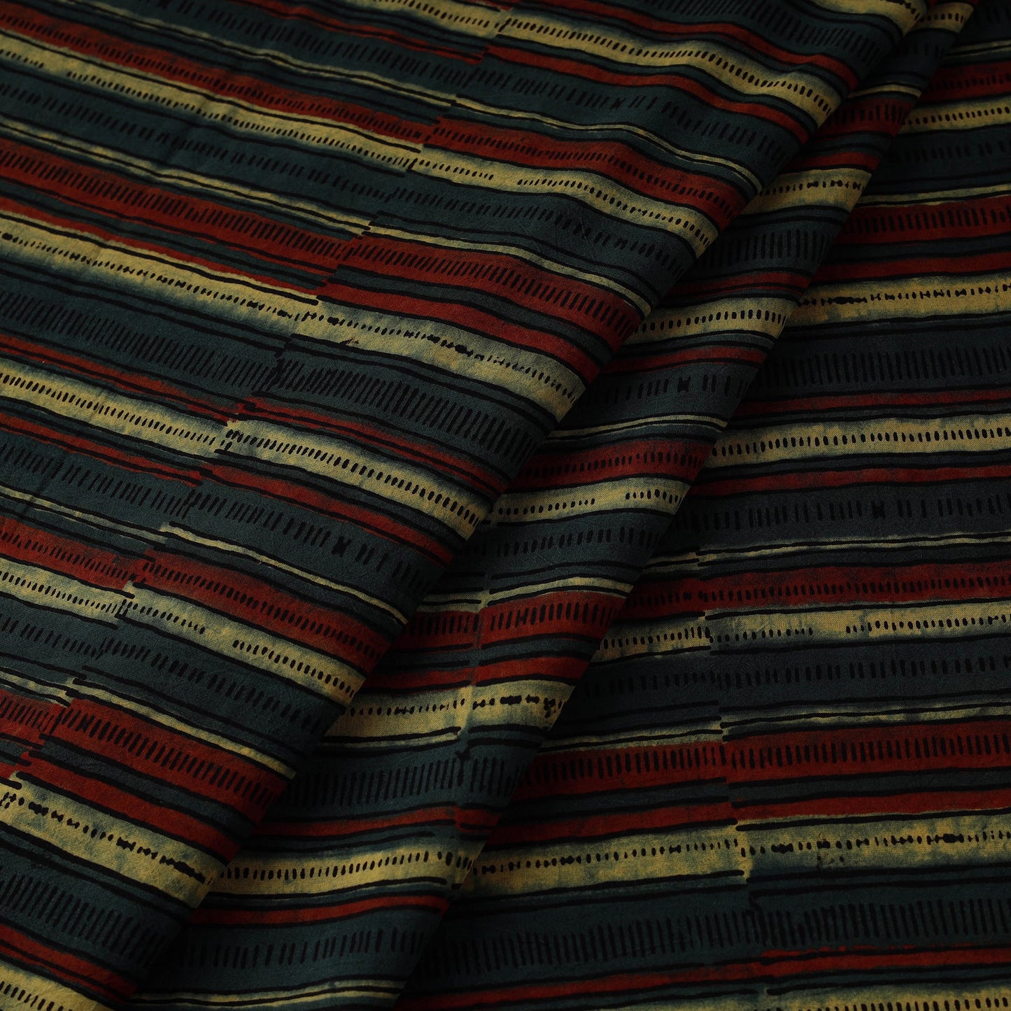 Hand cotton natural dyed fabric 14 - handcrafted