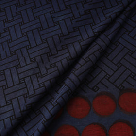 Hand cotton natural dyed fabric 22 - handcrafted