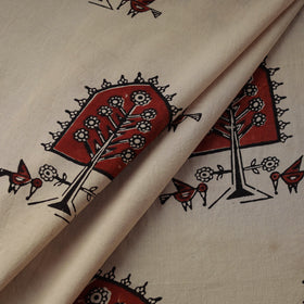 Hand cotton natural dyed fabric 24 - handcrafted