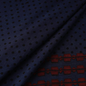 Hand cotton natural dyed fabric 26 - handcrafted