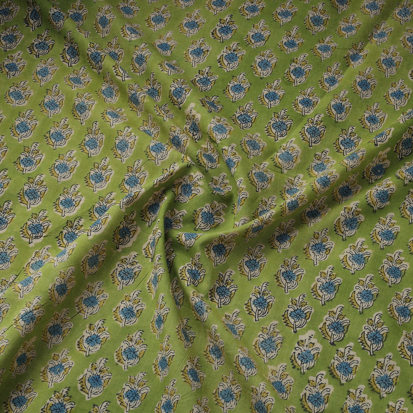 Hand cotton sanganeri fabric 04 - handcrafted