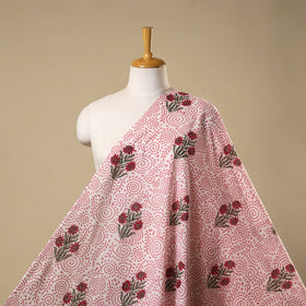 Hand cotton sanganeri fabric 06 - handcrafted