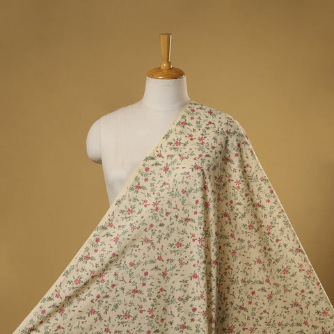 Hand cotton sanganeri fabric 07 - handcrafted