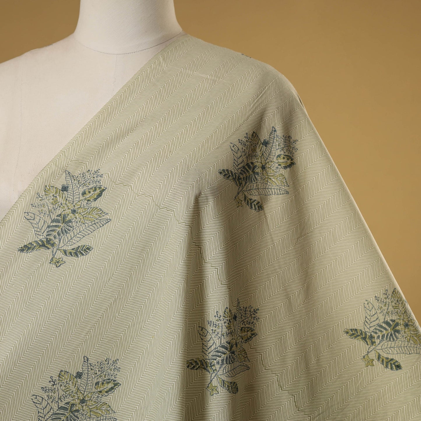 Hand cotton sanganeri fabric 09 - handcrafted