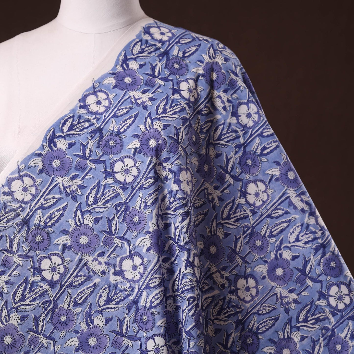 Hand cotton sanganeri fabric 11 - handcrafted