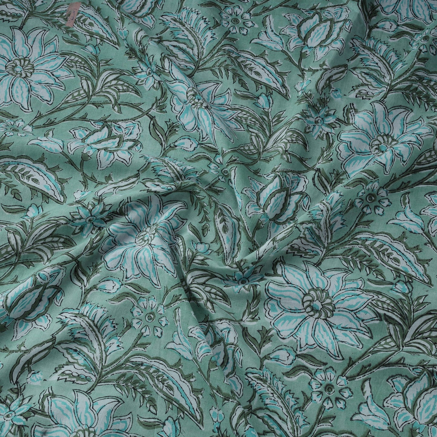 Hand cotton sanganeri fabric 11 - handcrafted