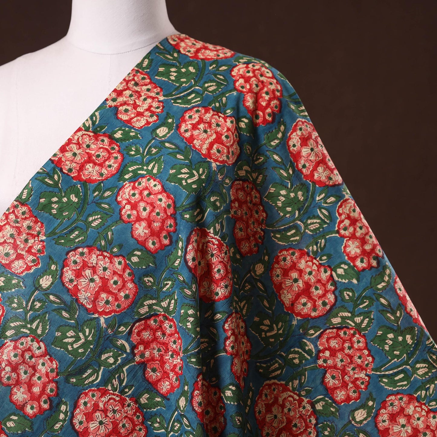 Hand cotton sanganeri fabric 13 - handcrafted