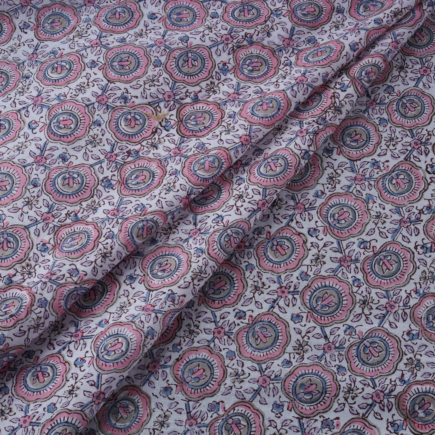 Hand cotton sanganeri fabric 14 - handcrafted