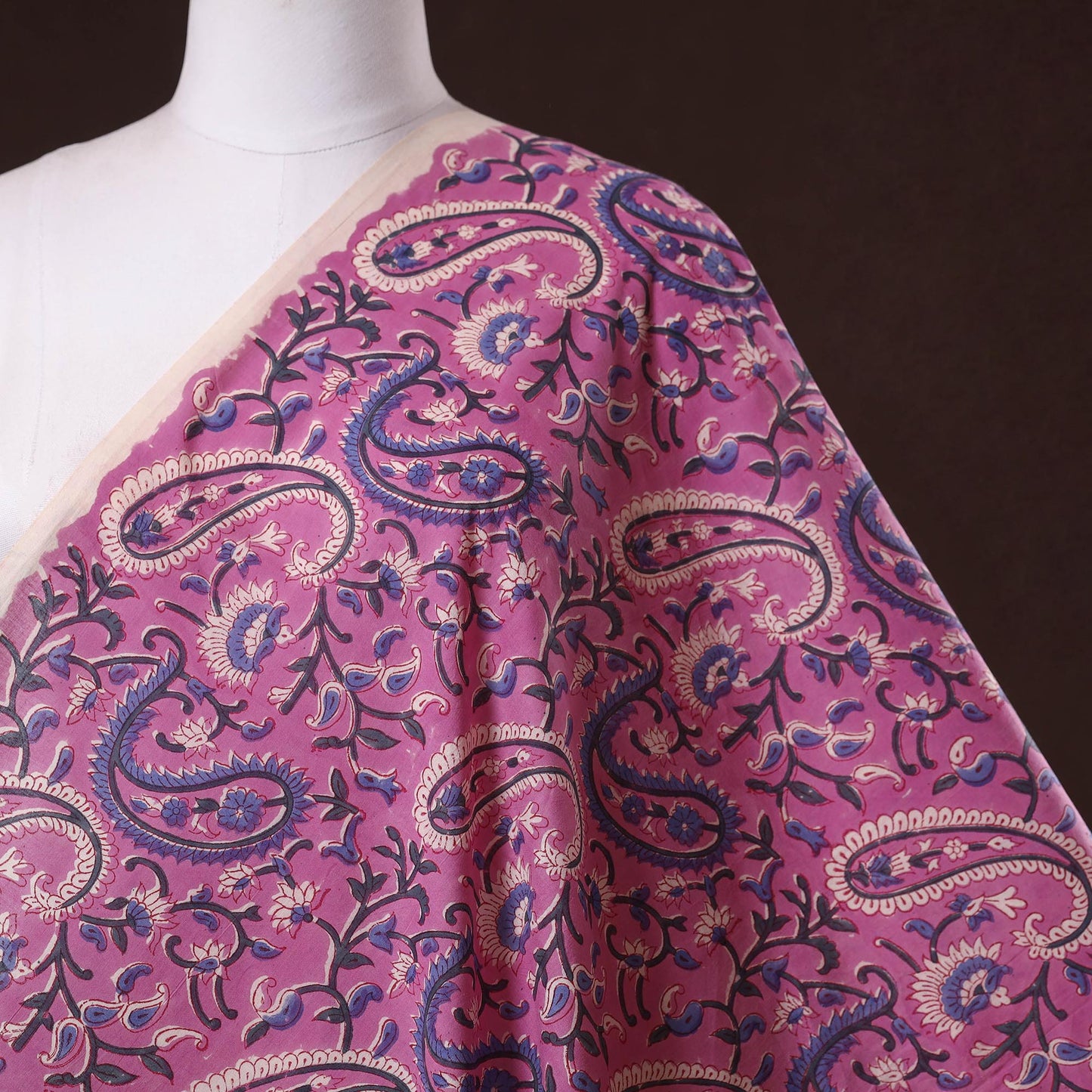 Hand cotton sanganeri fabric 14 - handcrafted