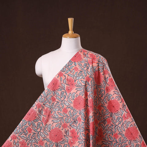 Hand cotton sanganeri fabric 15 - handcrafted