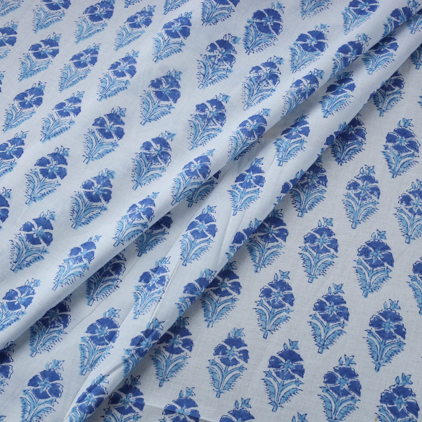 Hand cotton sanganeri fabric 18 - handcrafted