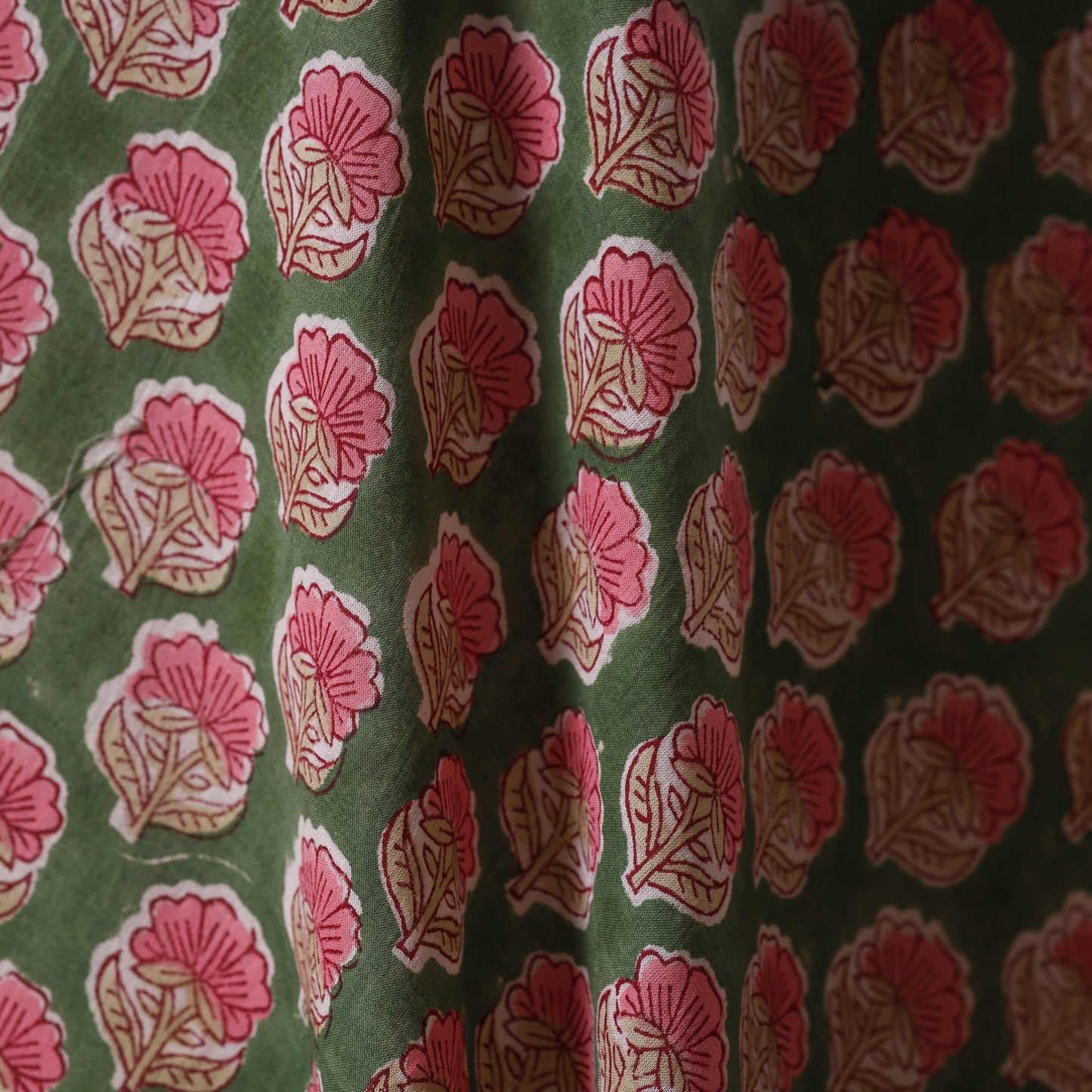Hand cotton sanganeri fabric 19 - handcrafted