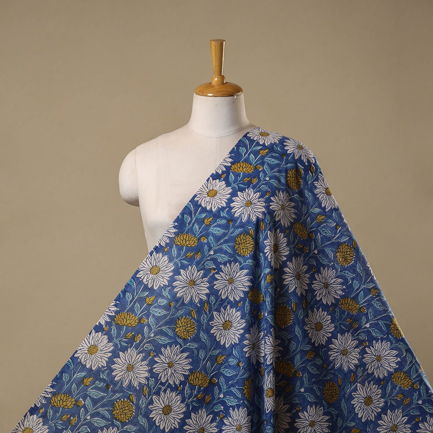 Hand cotton sanganeri fabric 24 - handcrafted