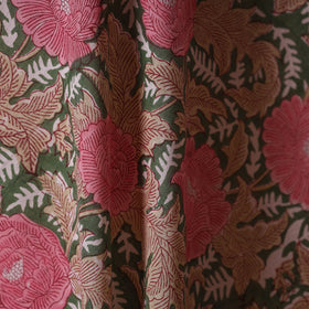 Hand cotton sanganeri fabric 25 - handcrafted