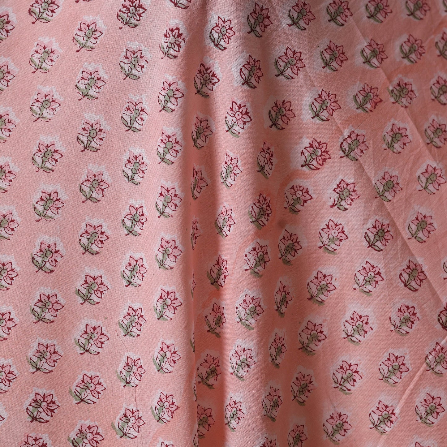 Hand cotton sanganeri fabric 28 - handcrafted