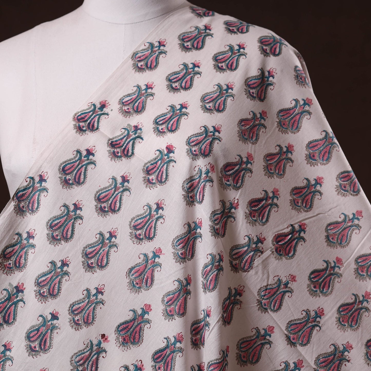 Hand cotton sanganeri fabric 29 - handcrafted