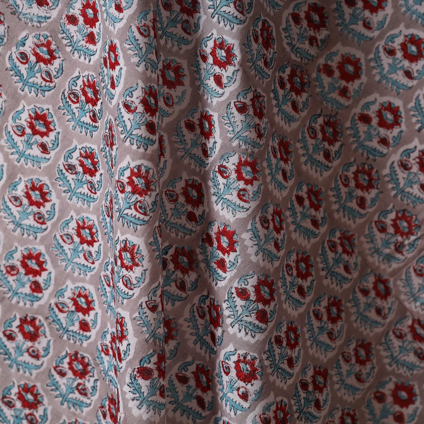 Hand cotton sanganeri fabric 31 - handcrafted