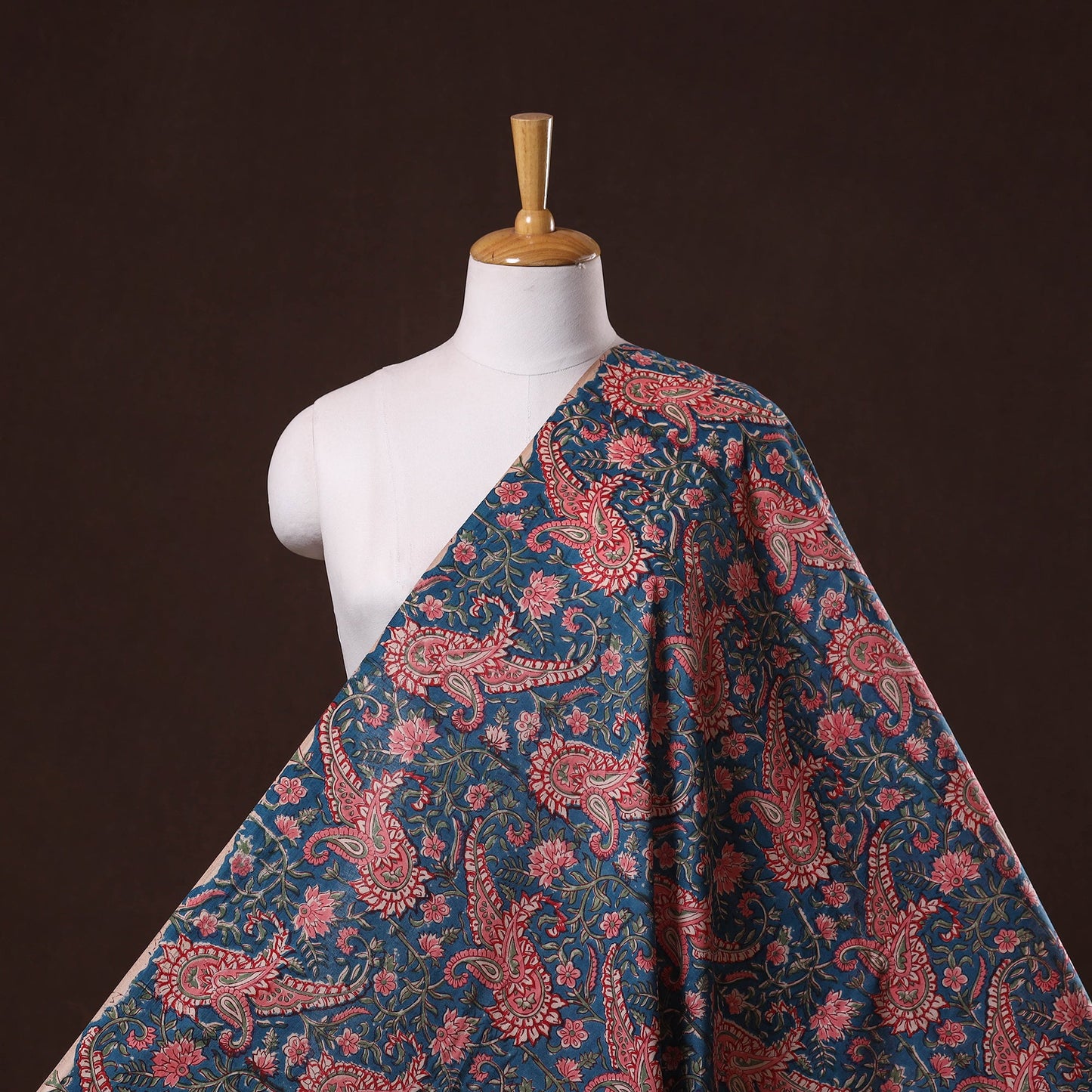 Hand cotton sanganeri fabric 34 - handcrafted