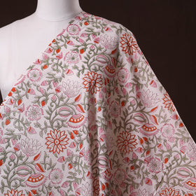 Hand cotton sanganeri fabric 37 - handcrafted