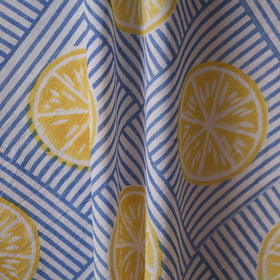 Hand cotton sanganeri fabric 38 - handcrafted