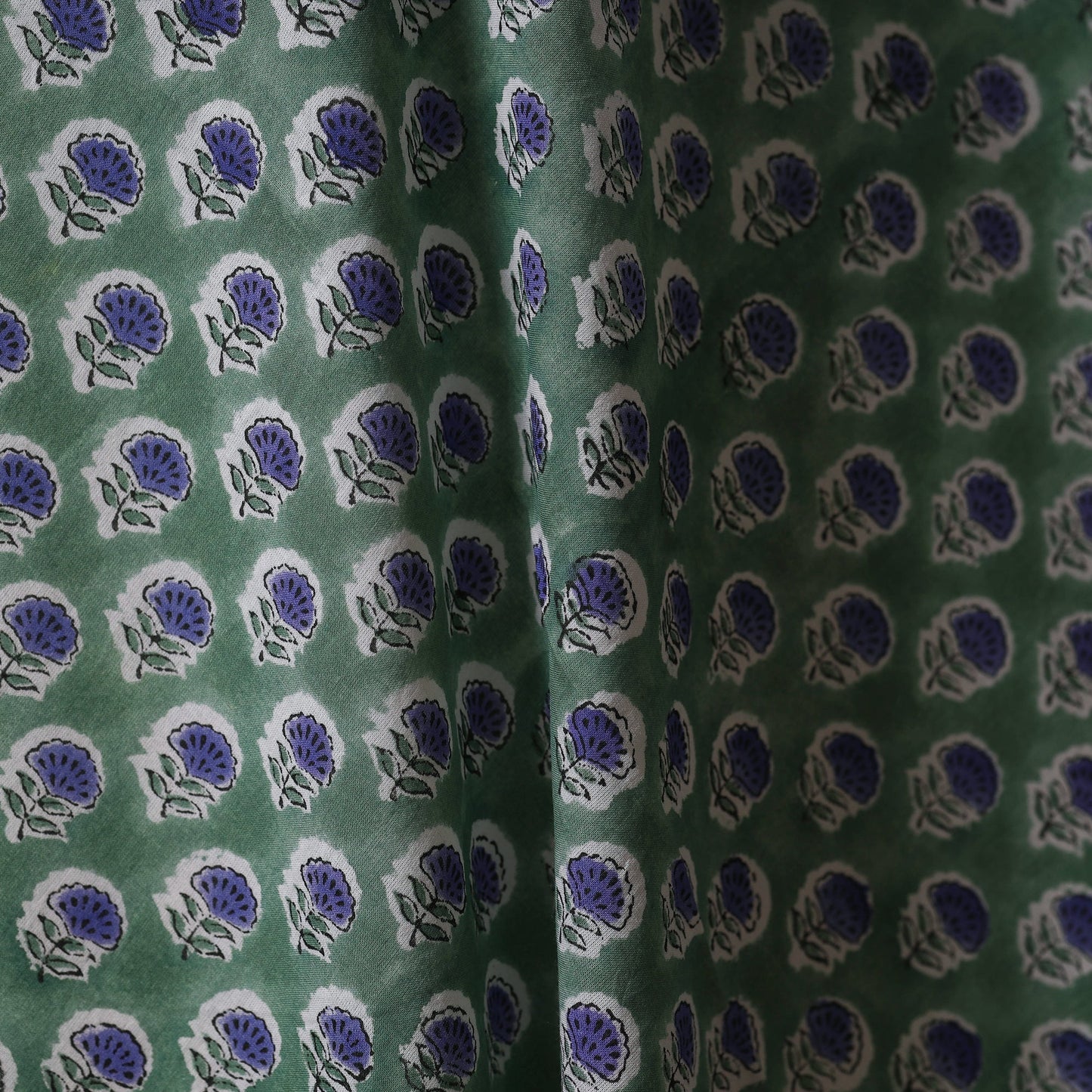 Hand cotton sanganeri fabric 47 - handcrafted