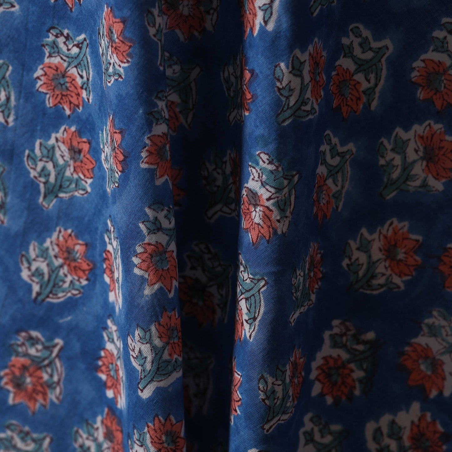 Hand cotton sanganeri fabric 56 - handcrafted