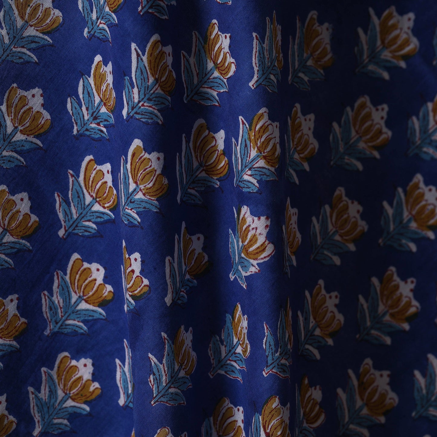 Hand cotton sanganeri fabric 59 - handcrafted