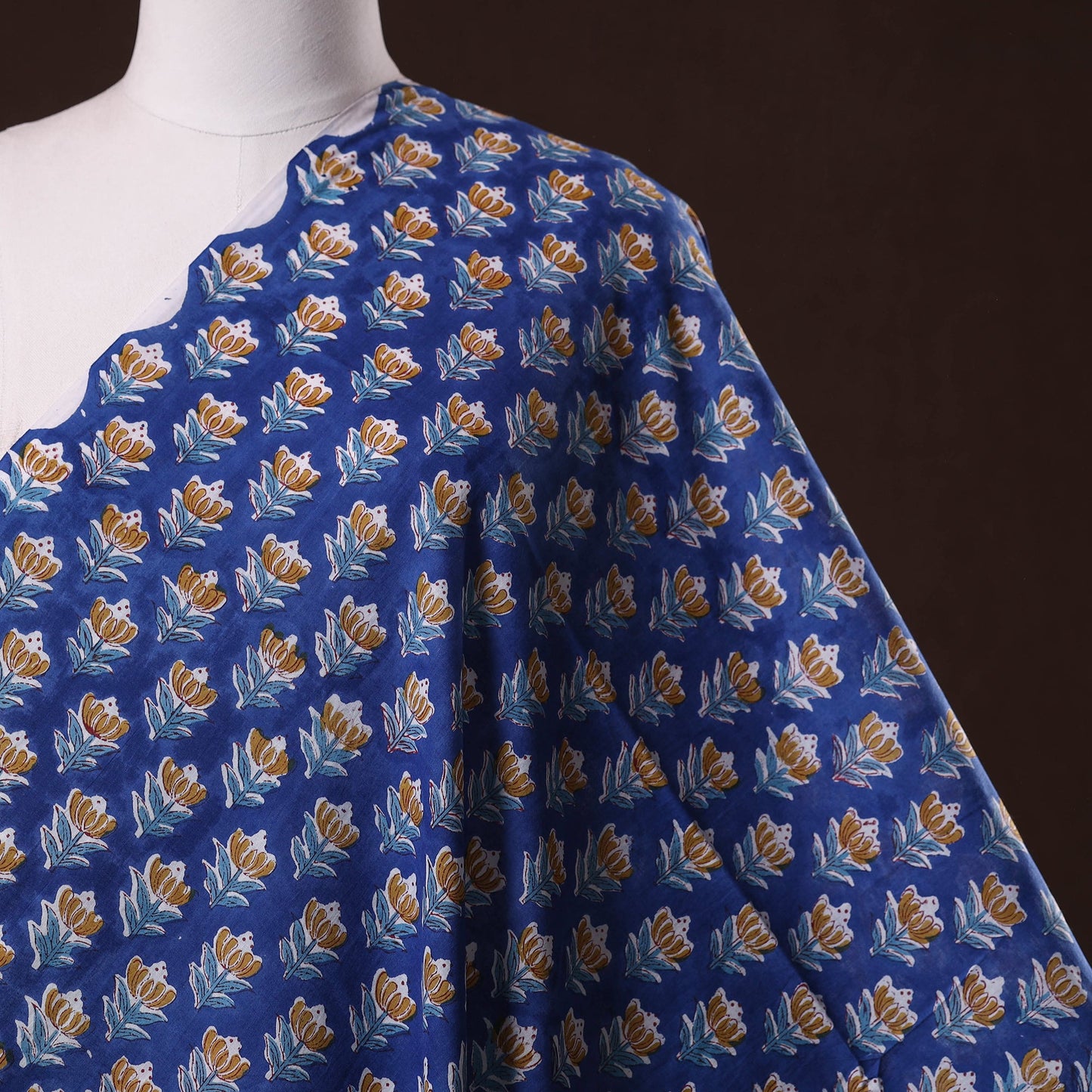 Hand cotton sanganeri fabric 59 - handcrafted