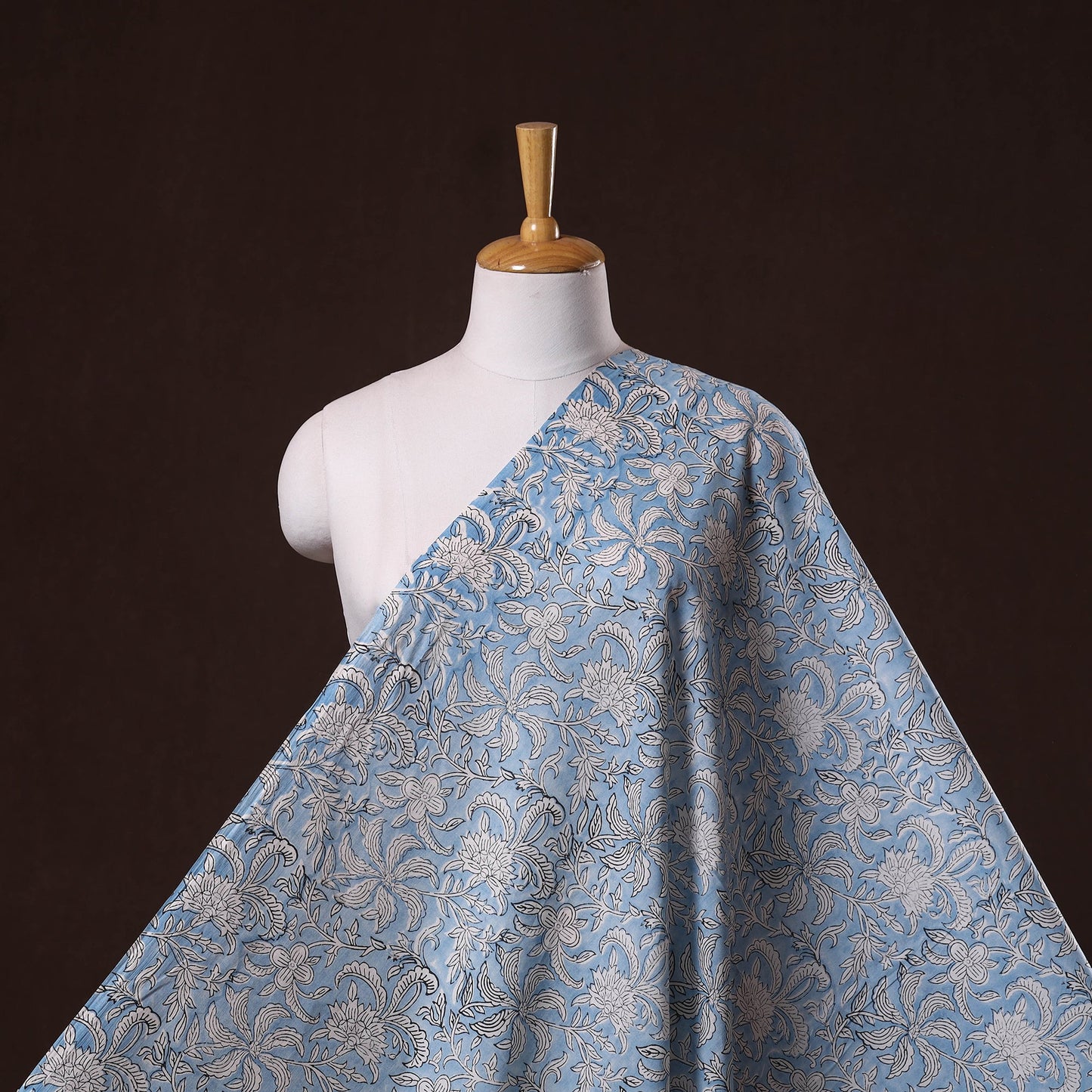 Hand cotton sanganeri fabric 60 - handcrafted