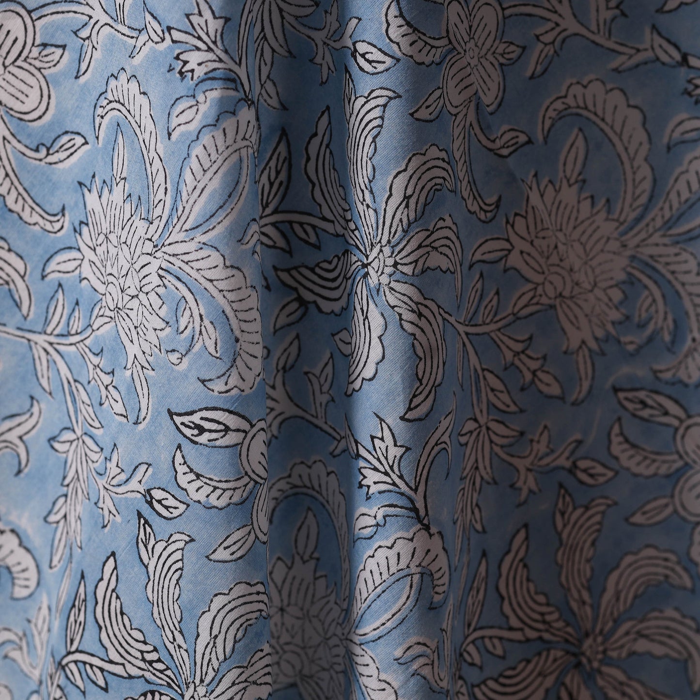 Hand cotton sanganeri fabric 60 - handcrafted