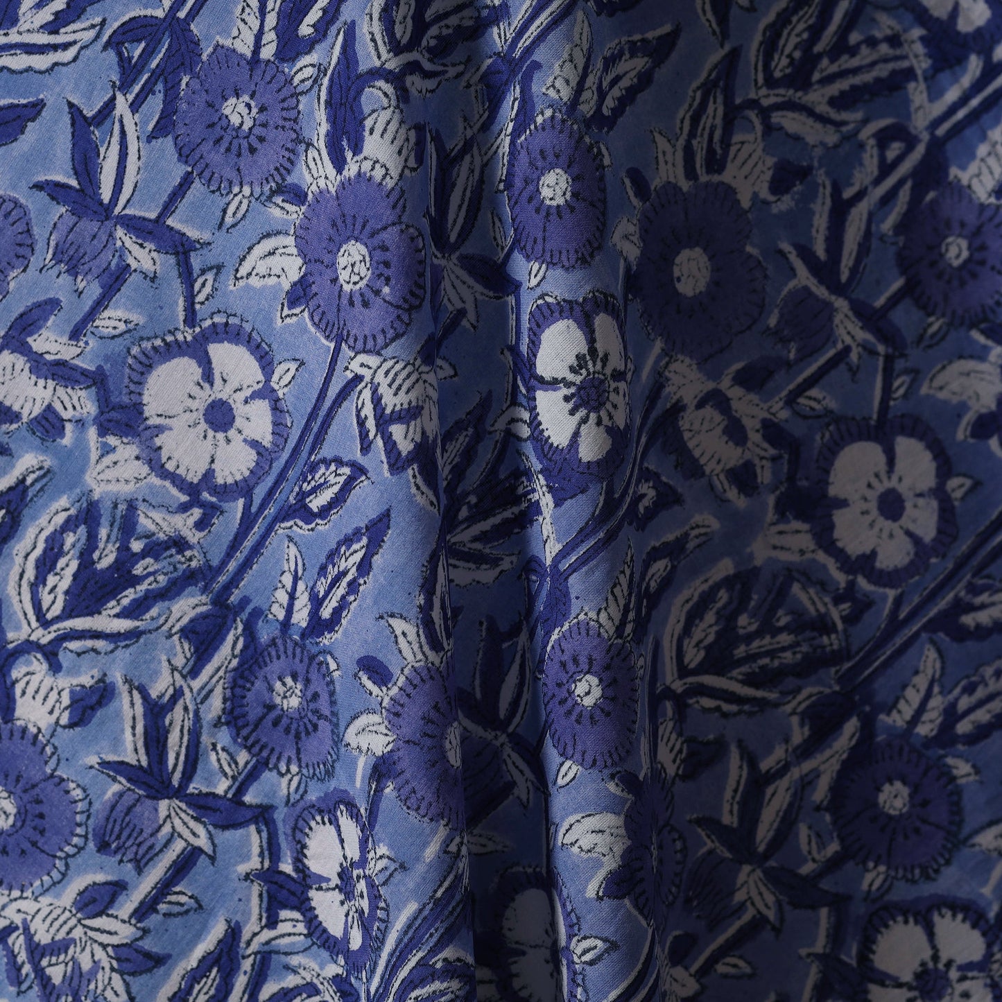 Hand cotton sanganeri fabric 61 - handcrafted