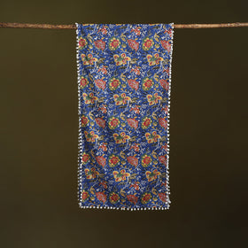Hand cotton sanganeri stole 38 - handcrafted