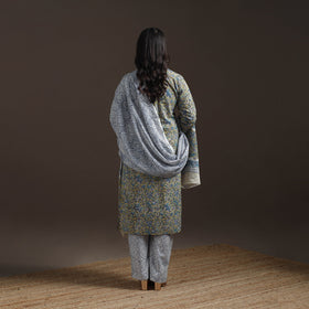 Hand cotton sanganeri suit set with dupatta for women 02