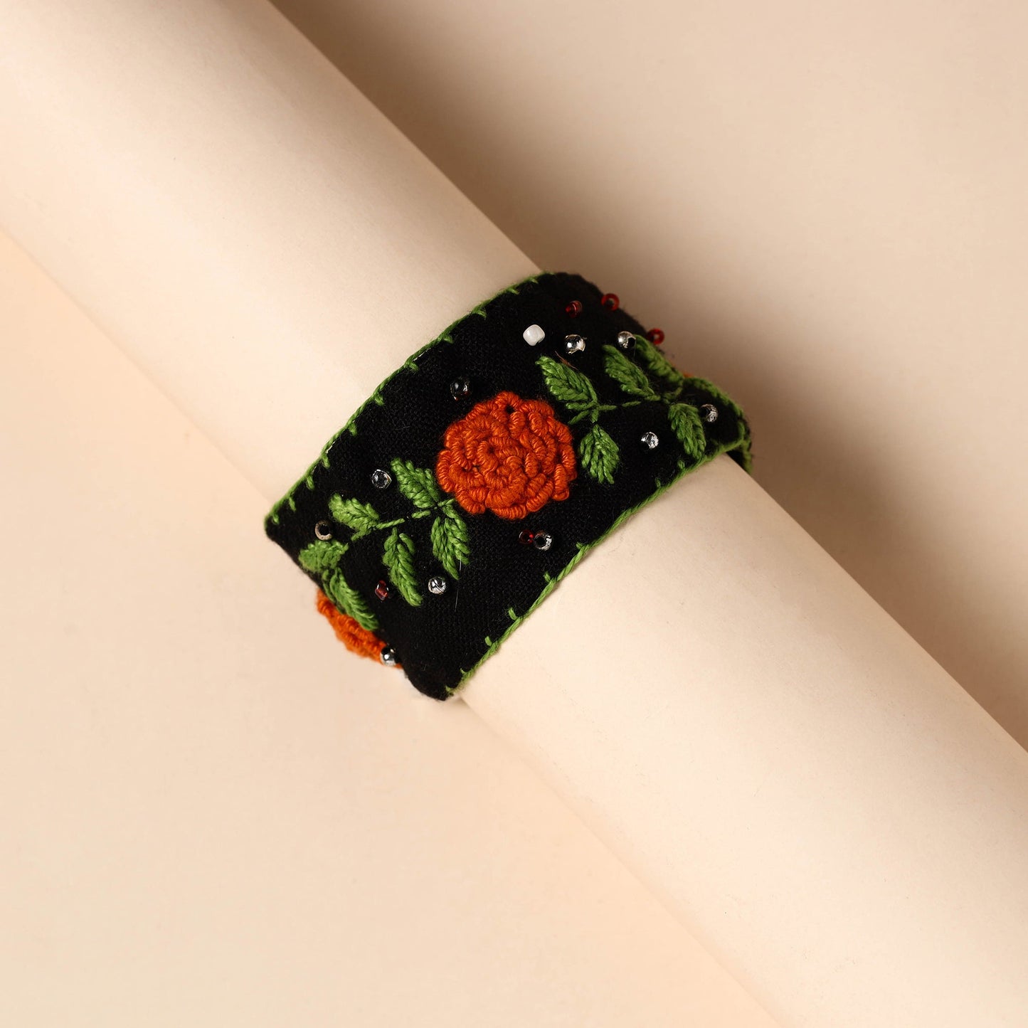 Buy Hand Embroidered Chandi Mati Boho Bracelet