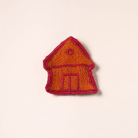  Hand Embroidered Chandi Mati Fridge Magnet 