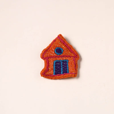  Hand Embroidered Chandi Mati Fridge Magnet 