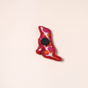  Hand Embroidered Chandi Mati Fridge Magnet 