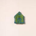  Hand Embroidered Chandi Mati Fridge Magnet 