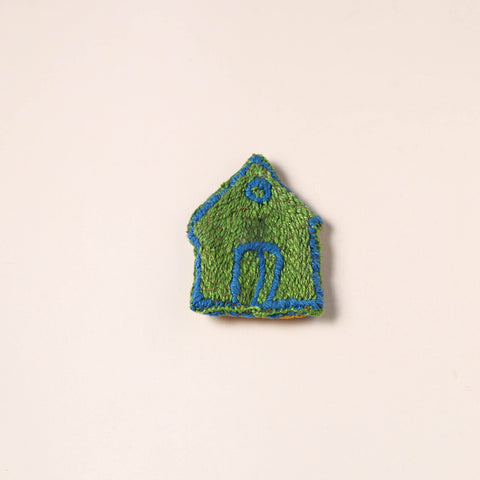  Hand Embroidered Chandi Mati Fridge Magnet 