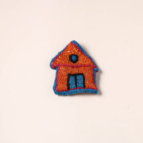  Hand Embroidered Chandi Mati Fridge Magnet 
