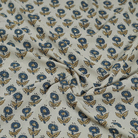 Buy Hand Embroidered Ajrakh Cotton Blouse Piece 11 