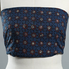 Hand embroidered cotton blouse piece 21 - handcrafted